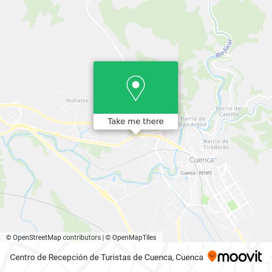 mapa Centro de Recepción de Turistas de Cuenca