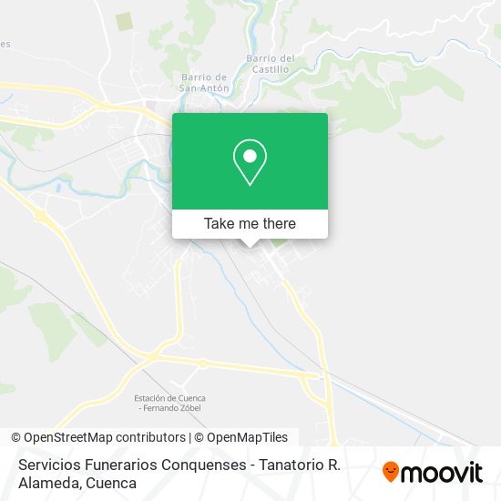 Servicios Funerarios Conquenses - Tanatorio R. Alameda map