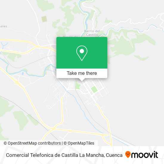 Comercial Telefonica de Castilla La Mancha map