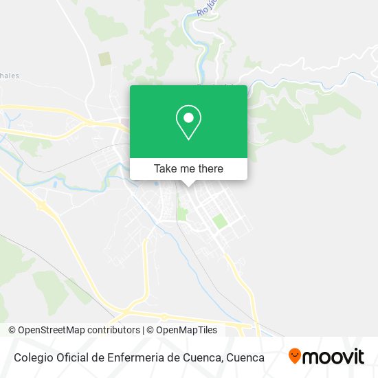 Colegio Oficial de Enfermeria de Cuenca map