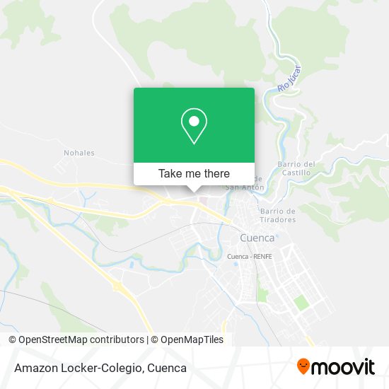 mapa Amazon Locker-Colegio