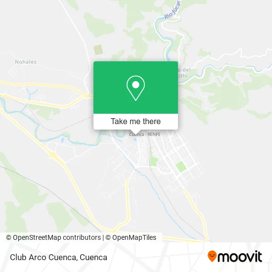 Club Arco Cuenca map