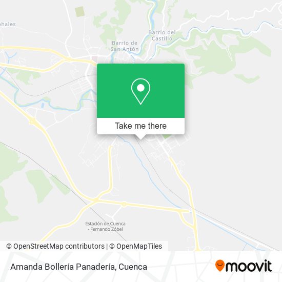 Amanda Bollería Panadería map