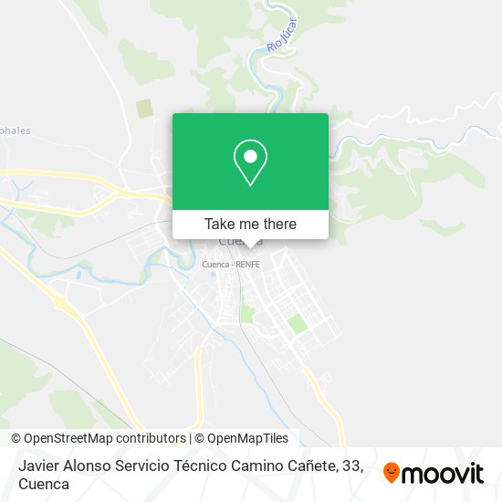 Javier Alonso Servicio Técnico Camino Cañete, 33 map