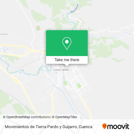 Movimientos de Tierra Pardo y Guijarro map