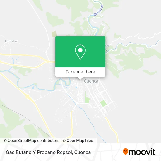 Gas Butano Y Propano Repsol map