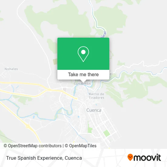 True Spanish Experience map