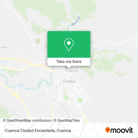 Cuenca Ciudad Encantada map