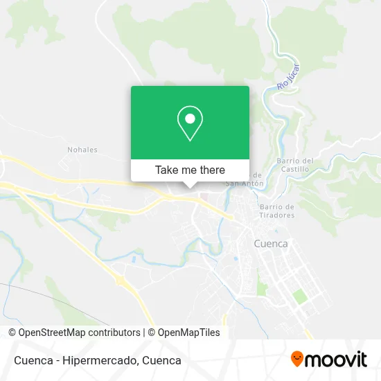 Cuenca - Hipermercado map
