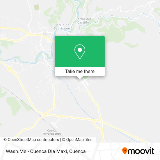 Wash.Me - Cuenca Dia Maxi map