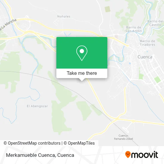 Merkamueble Cuenca map