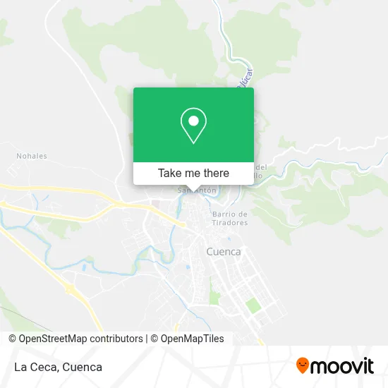 La Ceca map