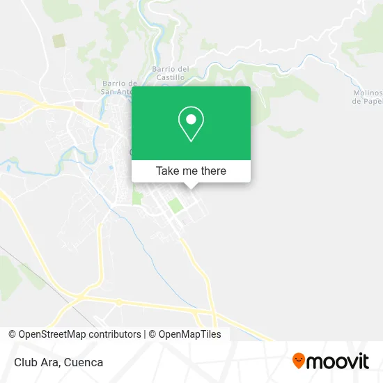 Club Ara map