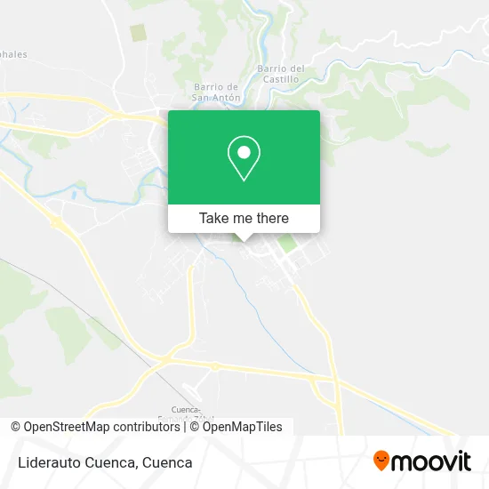 Liderauto Cuenca map