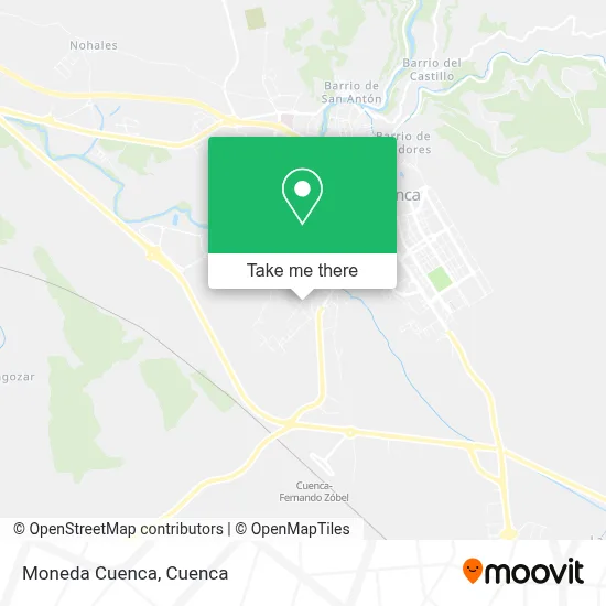 Moneda Cuenca map