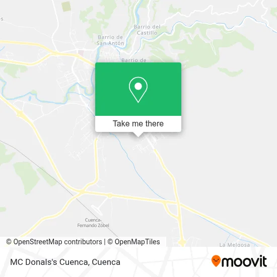 MC Donals's Cuenca map