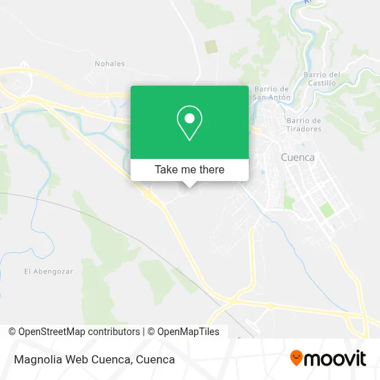 Magnolia Web Cuenca map