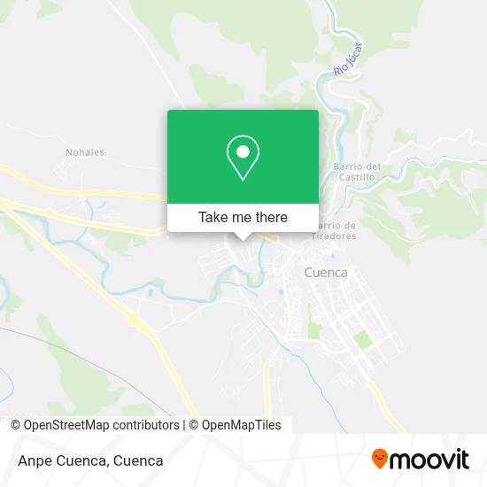 Anpe Cuenca map