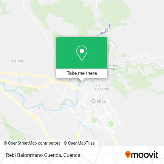 Rebi Balonmano Cuenca map