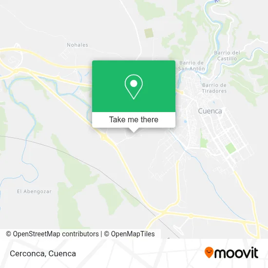 Cerconca map