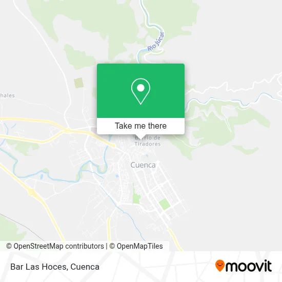 Bar Las Hoces map