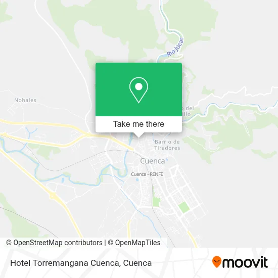 Hotel Torremangana Cuenca map