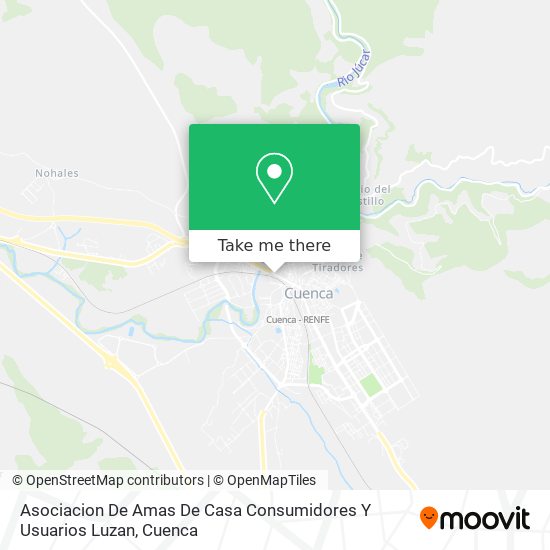 Asociacion De Amas De Casa Consumidores Y Usuarios Luzan map