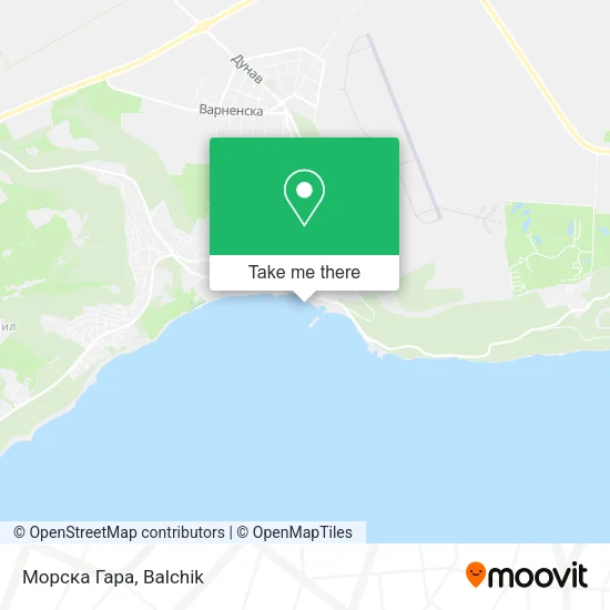 Карта Морска Гара