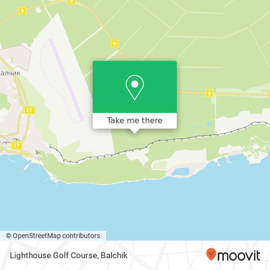 Lighthouse Golf Course map
