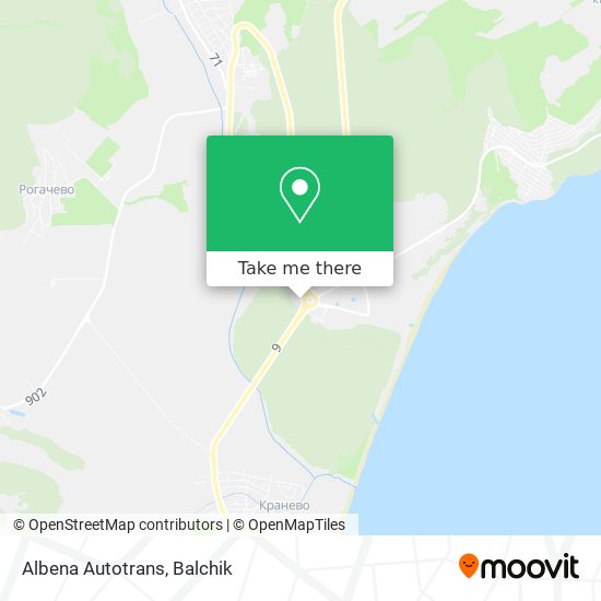 Albena Autotrans map