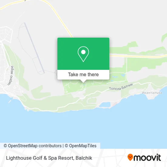 Lighthouse Golf & Spa Resort map