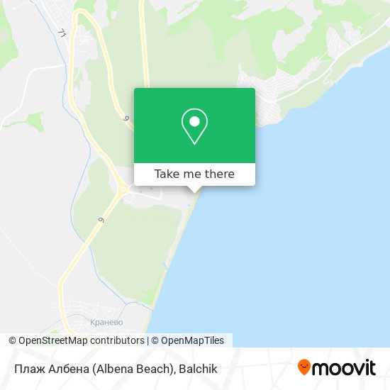 Карта Плаж Албена (Albena Beach)