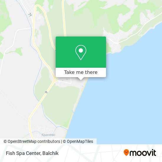 Карта Fish Spa Center