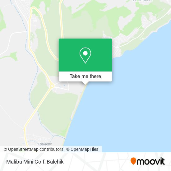 Malibu Mini Golf map