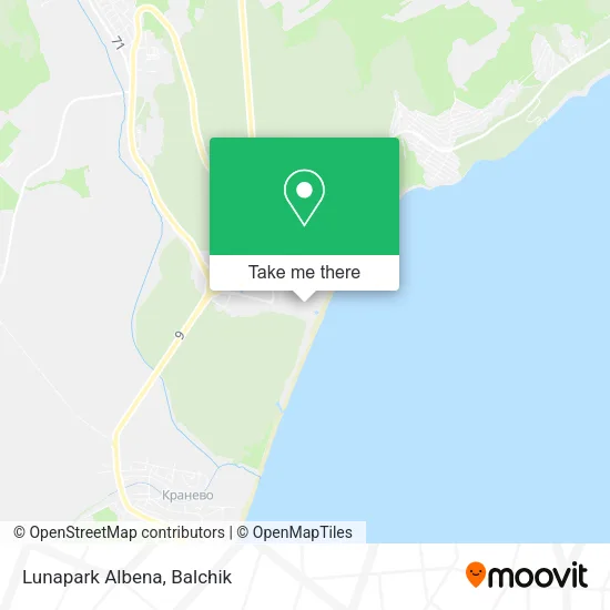 Карта Lunapark Albena