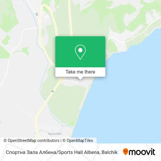 Карта Спортна Зала Албена / Sports Hall Albena