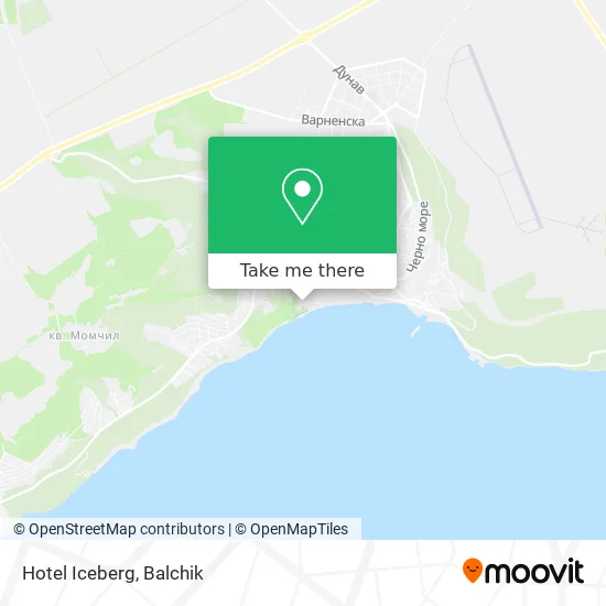 Карта Hotel Iceberg