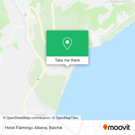 Карта Hotel Flamingo Albena