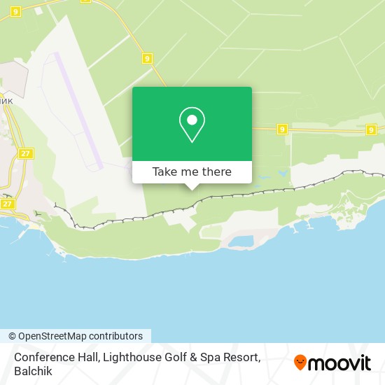 Карта Conference Hall, Lighthouse Golf & Spa Resort