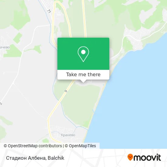 Карта Стадион Албена