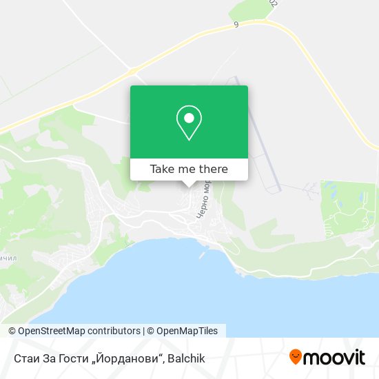 Карта Стаи За Гости „Йорданови“