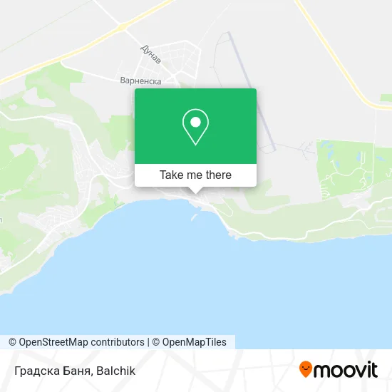 Карта Градска Баня