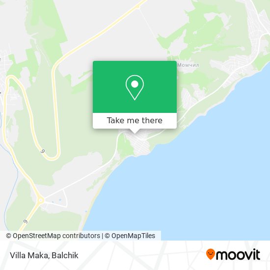 Villa Maka map