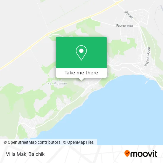Карта Villa Mak