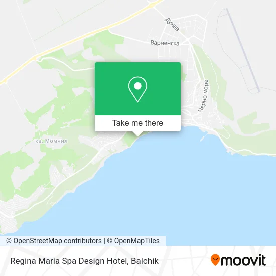Карта Regina Maria Spa Design Hotel