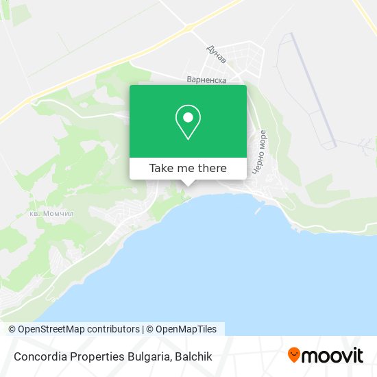 Concordia Properties Bulgaria map