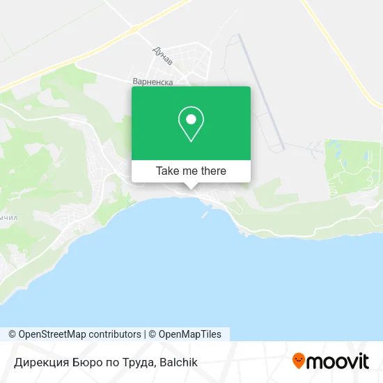Карта Дирекция Бюро по Труда