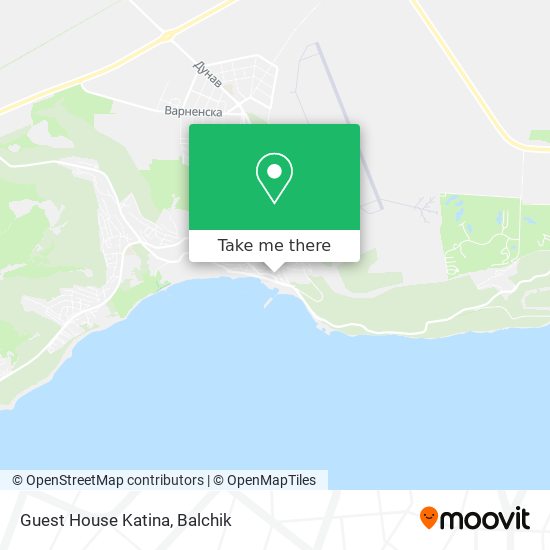 Guest House Katina map