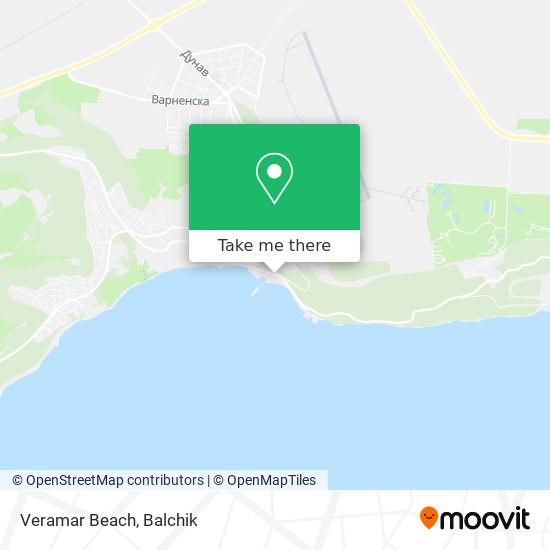 Veramar Beach map