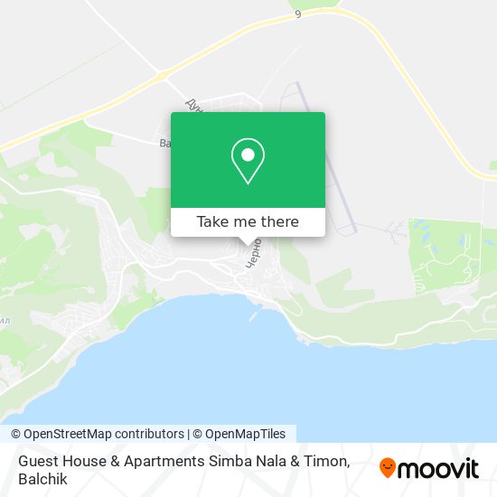 Карта Guest House & Apartments Simba Nala & Timon